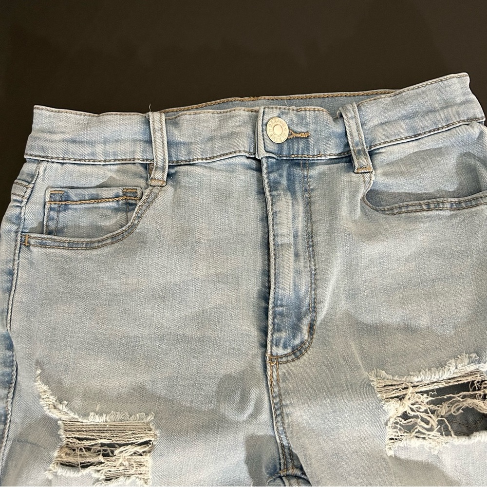Women's Garage Denim High Rise Distressed Jeans Size 3/26 - Picture 2 of 7